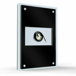 Aufputz Edelstahl Türklingel 90x140mm Superflach Bella -Türschilder aus Edelstahl Geschäft aufputz edelstahl tuerklingel 90x140mm superflach bella5