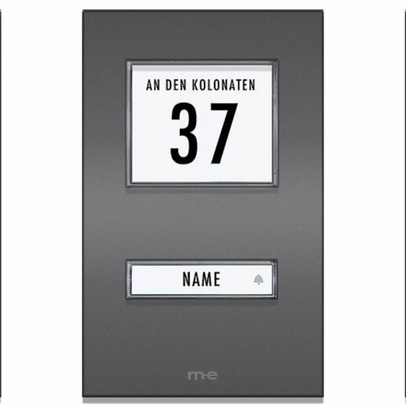 Aufputz Klingeltaster Für 1, 2, 3-Familienhaus In Verschiedenen Farben 1 Aufputz Klingeltaster Für 1, 2, 3-Familienhaus In Verschiedenen Farben