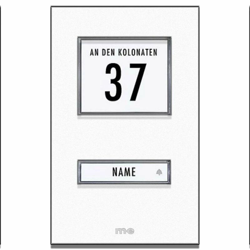 Aufputz Klingeltaster Für 1, 2, 3-Familienhaus In Verschiedenen Farben 10 Aufputz Klingeltaster Für 1, 2, 3-Familienhaus In Verschiedenen Farben – Bild 10