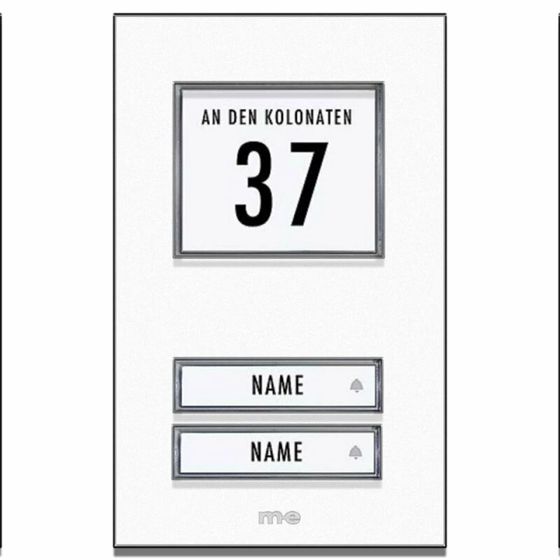 Aufputz Klingeltaster Für 1, 2, 3-Familienhaus In Verschiedenen Farben 11 Aufputz Klingeltaster Für 1, 2, 3-Familienhaus In Verschiedenen Farben – Bild 11