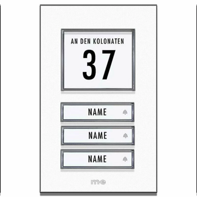 Aufputz Klingeltaster Für 1, 2, 3-Familienhaus In Verschiedenen Farben 12 Aufputz Klingeltaster Für 1, 2, 3-Familienhaus In Verschiedenen Farben – Bild 12