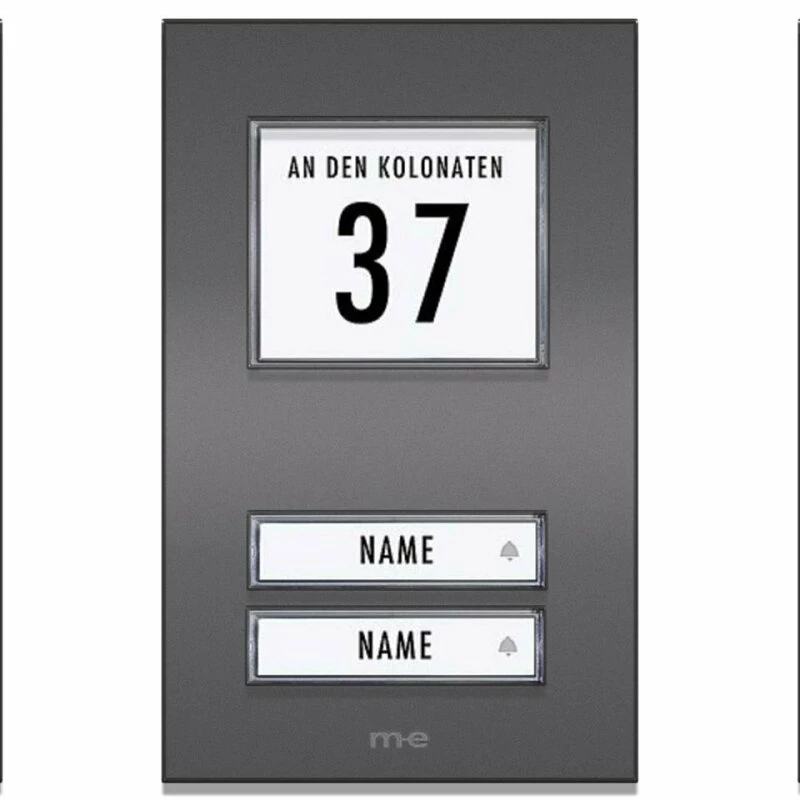 Aufputz Klingeltaster Für 1, 2, 3-Familienhaus In Verschiedenen Farben 2 Aufputz Klingeltaster Für 1, 2, 3-Familienhaus In Verschiedenen Farben – Bild 2