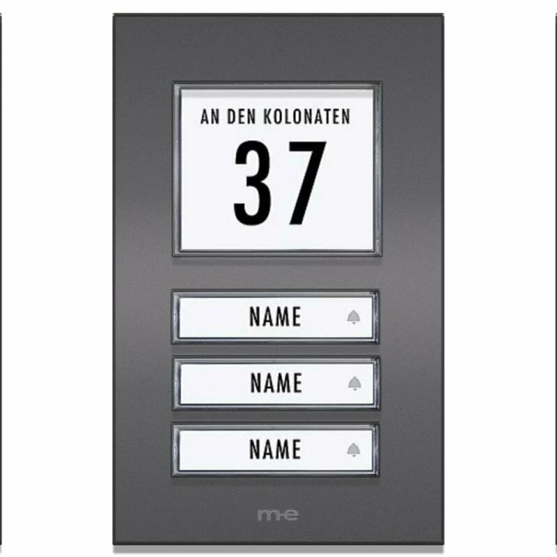 Aufputz Klingeltaster Für 1, 2, 3-Familienhaus In Verschiedenen Farben 3 Aufputz Klingeltaster Für 1, 2, 3-Familienhaus In Verschiedenen Farben – Bild 3