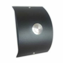 Aufputz Türklingel 75x105mm RAL 9005 Schwarz Struktur Matt