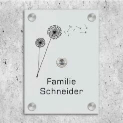 Aufputz Türklingel Aus Acrylglas 150x210mm Designklingel Venus -Türschilder aus Edelstahl Geschäft aufputz tuerklingel aus acrylglas 150x210mm designklingel venus2