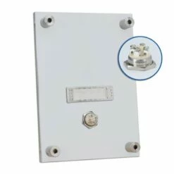 Design Aufputz Türklingel aus Acrylglas 150x210mm Mit Namensschild Uranus -Türschilder aus Edelstahl Geschäft aufputz tuerklingel aus acrylglas 150x210mm mit beschriftungsfeld saturn3