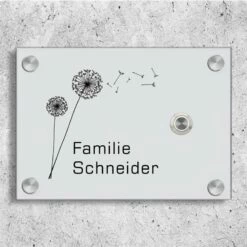 Aufputz Türklingel Aus Acrylglas 210x150mm Designklingel Orion -Türschilder aus Edelstahl Geschäft aufputz tuerklingel aus acrylglas 210x150mm designklingel orion2