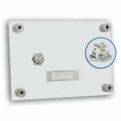 Aufputz Türklingel Aus Acrylglas 210x150mm Mit Beschriftungsfeld Orion -Türschilder aus Edelstahl Geschäft aufputz tuerklingel aus acrylglas 210x150mm mit beschriftungsfeld orion3