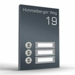 Aufputz Türklingel Dreifamilienhaus TERRA TREE In 4 Farben -Türschilder aus Edelstahl Geschäft aufputz tuerklingel dreifamilienhaus terra tree in 4 farben2