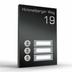 Aufputz Türklingel Dreifamilienhaus TERRA TREE In 4 Farben -Türschilder aus Edelstahl Geschäft aufputz tuerklingel dreifamilienhaus terra tree in 4 farben3