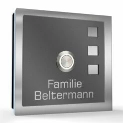 Aufputz Türklingel Edelstahl 100x100mm Superflach Eva -Türschilder aus Edelstahl Geschäft aufputz tuerklingel edelstahl 100x100mm superflach eva5