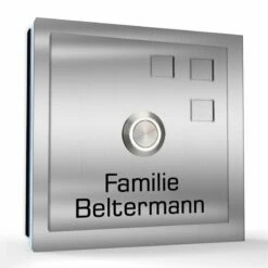 Aufputz Türklingel Edelstahl 100x100mm Superflach Steffi 7 Aufputz Türklingel Edelstahl 100x100mm Superflach Steffi -Türschilder aus Edelstahl Geschäft aufputz tuerklingel edelstahl 100x100mm superflach steffi2