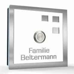 Aufputz Türklingel Edelstahl 100x100mm Superflach Steffi 9 Aufputz Türklingel Edelstahl 100x100mm Superflach Steffi -Türschilder aus Edelstahl Geschäft aufputz tuerklingel edelstahl 100x100mm superflach steffi4
