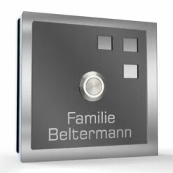 Aufputz Türklingel Edelstahl 100x100mm Superflach Steffi 10 Aufputz Türklingel Edelstahl 100x100mm Superflach Steffi -Türschilder aus Edelstahl Geschäft aufputz tuerklingel edelstahl 100x100mm superflach steffi5