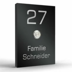 Aufputz Türklingel Edelstahl 110x160mm Martina -Türschilder aus Edelstahl Geschäft aufputz tuerklingel edelstahl 110x160mm martina3