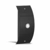 Aufputz Türklingel Edelstahl 75x180x45mm Schwarz RAL9005