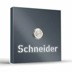 Aufputz Türklingel Edelstahl Beleuchtet 100x100mm -Türschilder aus Edelstahl Geschäft aufputz tuerklingel edelstahl beleuchtet 100x100mm3