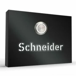 Aufputz Türklingel Edelstahl Beleuchtet 110x80mm -Türschilder aus Edelstahl Geschäft aufputz tuerklingel edelstahl beleuchtet 110x80mm4