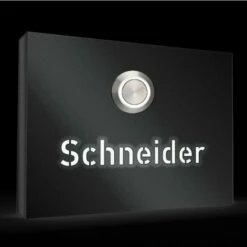 Aufputz Türklingel Edelstahl Beleuchtet 110x80mm -Türschilder aus Edelstahl Geschäft aufputz tuerklingel edelstahl beleuchtet 110x80mm5