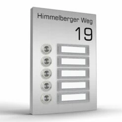 Aufputz Türklingel Fünffamilienhaus TERRA FIVE In 4 Farben