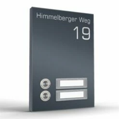 Aufputz Türklingel Zweifamilienhaus TERRA TWO In 4 Farben -Türschilder aus Edelstahl Geschäft aufputz tuerklingel zweifamilienhaus terra two in 4 farben2