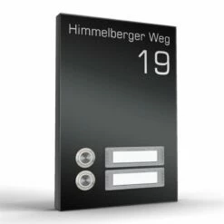 Aufputz Türklingel Zweifamilienhaus TERRA TWO In 4 Farben -Türschilder aus Edelstahl Geschäft aufputz tuerklingel zweifamilienhaus terra two in 4 farben3