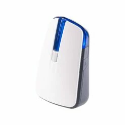 Batterie-Funkklingel Mit Kinetischem Funk-Taster, Licht & Ton -Türschilder aus Edelstahl Geschäft batterie funkklingel mit kinetischem funk taster licht ton3