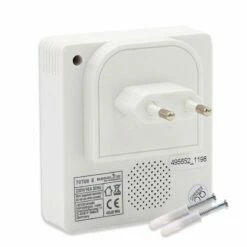 Batterieloses Funkgong Set Piezo 58 Melodien IP55 -Türschilder aus Edelstahl Geschäft batterieloses funkgong set piezo i 58 melodien ip553