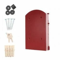 Briefkasten Aluminiumbriefkasten Mailbox Ashford Rot -Türschilder aus Edelstahl Geschäft briefkasten aluminiumbriefkasten mailbox ashford rot4