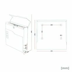 Briefkasten ANTHRAZIT Mit Beschriftung Wandbriefkasten Postkasten Alsfeld 9 Briefkasten ANTHRAZIT Mit Beschriftung Wandbriefkasten Postkasten Alsfeld -Türschilder aus Edelstahl Geschäft briefkasten anthrazit mit beschriftung wandbriefkasten postkasten alsfeld5