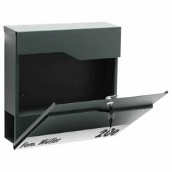 Briefkasten ANTHRAZIT Mit Beschriftung Wandbriefkasten Postkasten Posen 9 Briefkasten ANTHRAZIT Mit Beschriftung Wandbriefkasten Postkasten Posen -Türschilder aus Edelstahl Geschäft briefkasten anthrazit mit beschriftung wandbriefkasten postkasten posen3