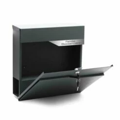 Briefkasten ANTHRAZIT Mit Beschriftung Wandbriefkasten Postkasten Safima -Türschilder aus Edelstahl Geschäft briefkasten anthrazit mit beschriftung wandbriefkasten postkasten safima3