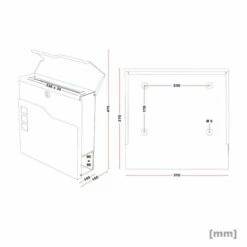 Briefkasten ANTHRAZIT Mit Beschriftung Wandbriefkasten Postkasten Tirros -Türschilder aus Edelstahl Geschäft briefkasten anthrazit mit beschriftung wandbriefkasten postkasten tirros4