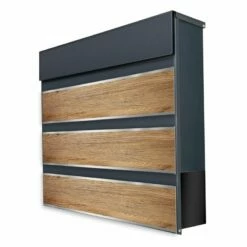 Briefkasten Anthrazit RAL 7016 Verschiedene Massivholzoptiken Mit Edelstahl 12 Briefkasten Anthrazit RAL 7016 Verschiedene Massivholzoptiken Mit Edelstahl -Türschilder aus Edelstahl Geschäft briefkasten anthrazit ral 7016 verschiedene massivholzoptiken mit edelstahl6