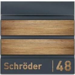 Briefkasten Anthrazit RAL 7016 Verschiedene Massivholzoptiken Mit Laser Namensblende 10 Briefkasten Anthrazit RAL 7016 Verschiedene Massivholzoptiken Mit Laser Namensblende -Türschilder aus Edelstahl Geschäft briefkasten anthrazit ral 7016 verschiedene massivholzoptiken mit laser namensblende4