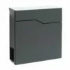 Briefkasten ANTHRAZIT Wandbriefkasten Postkasten Bocholt