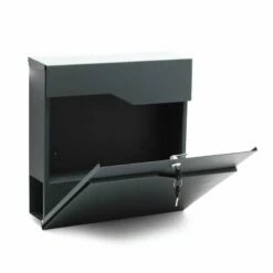 Briefkasten ANTHRAZIT Wandbriefkasten Postkasten Trier -Türschilder aus Edelstahl Geschäft briefkasten anthrazit wandbriefkasten postkasten trier3