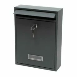 Briefkasten ANTHRAZIT Wandbriefkasten Postkasten Wuppertal -Türschilder aus Edelstahl Geschäft briefkasten anthrazit wandbriefkasten postkasten wuppertal3