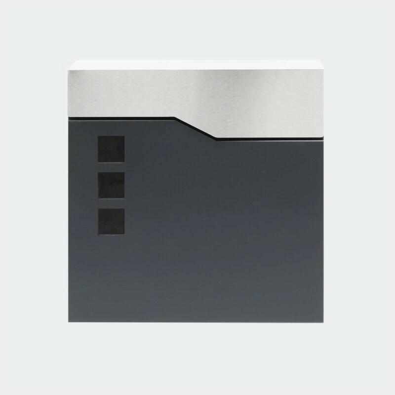 Briefkasten ANTHRAZIT Wandbriefkasten Postkasten Zeitungsfach Erfurt 4 Briefkasten ANTHRAZIT Wandbriefkasten Postkasten Zeitungsfach Erfurt – Bild 4