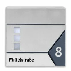 Briefkasten ANTHRAZIT Wandbriefkasten Postkasten Zeitungsfach Steelys11_UV -Türschilder aus Edelstahl Geschäft briefkasten anthrazit wandbriefkasten postkasten zeitungsfach steelys11 uv4