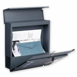 Briefkasten ANTHRAZIT Wandbriefkasten Postkasten Zeitungsfach Steelys3_UV -Türschilder aus Edelstahl Geschäft briefkasten anthrazit wandbriefkasten postkasten zeitungsfach steelys3 uv5