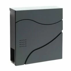 Briefkasten ANTHRAZIT Zeitungsfach Wandbriefkasten Postkasten Jena