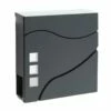 Briefkasten ANTHRAZIT Zeitungsfach Wandbriefkasten Postkasten Saarbrücken