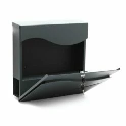 Briefkasten ANTHRAZIT Zeitungsfach Wandbriefkasten Postkasten Saarbrücken -Türschilder aus Edelstahl Geschäft briefkasten anthrazit zeitungsfach wandbriefkasten postkasten saarbruecken3