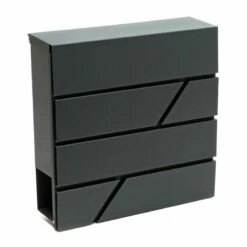 Briefkasten Design ANTHRAZIT Wandbriefkasten Postkasten Augsburg