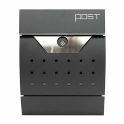 Briefkasten Design ANTHRAZIT Wandbriefkasten Postkasten Frankfurt -Türschilder aus Edelstahl Geschäft briefkasten design anthrazit wandbriefkasten postkasten frankfurt4