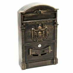 Briefkasten Design GOLD Antik Rom