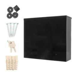 Briefkasten Design Mailbox Hochhaus II Anthrazit -Türschilder aus Edelstahl Geschäft briefkasten design mailbox hochhaus ii anthrazit4