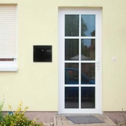 Briefkasten Design Mailbox Hochhaus II Anthrazit -Türschilder aus Edelstahl Geschäft briefkasten design mailbox hochhaus ii anthrazit5