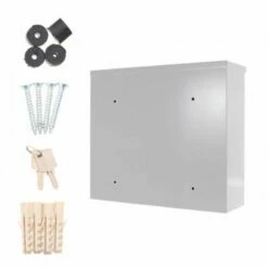 Briefkasten Design Mailbox Hochhaus II Weiß -Türschilder aus Edelstahl Geschäft briefkasten design mailbox hochhaus ii weiss4